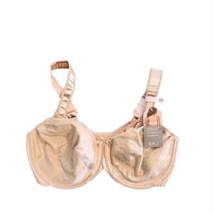 NEW Bali Full Coverage Underwire Breathable Back No Slip Straps Bra 38D